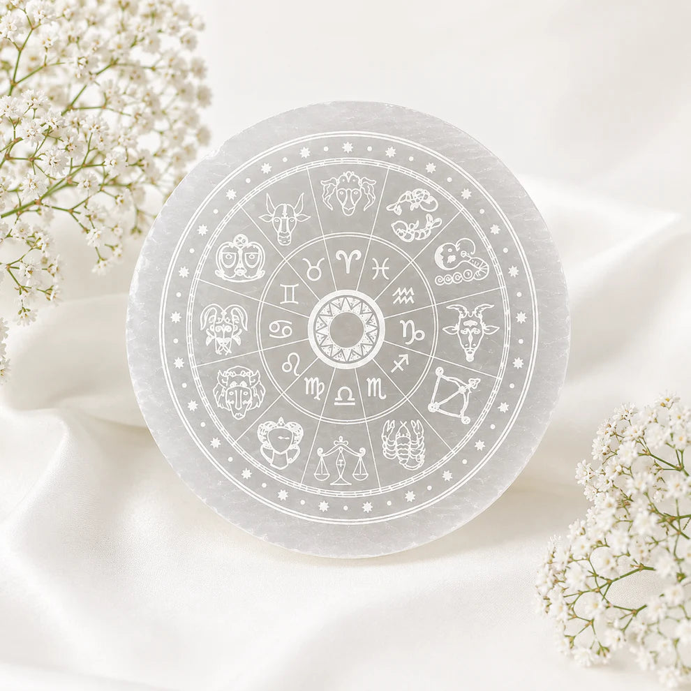 Selenite Plate - Crystal Cleansing & Charging